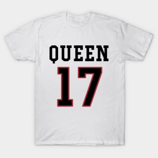 17th Birthday Gift Slab Queen 17 T-Shirt